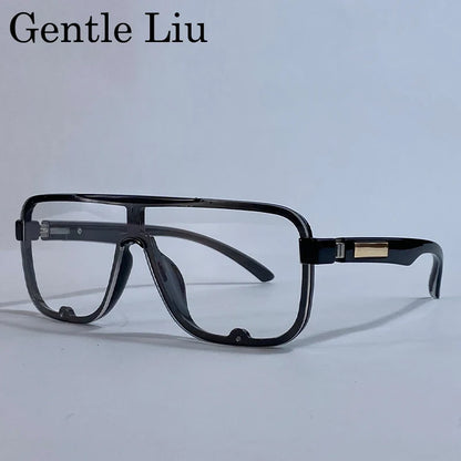 Polarized Classic Square Sunglasses Men Big Frame 2026 Luxury Brand Punk Shield Goggle Sun Glasses For Male UV400 Eyewear Shades