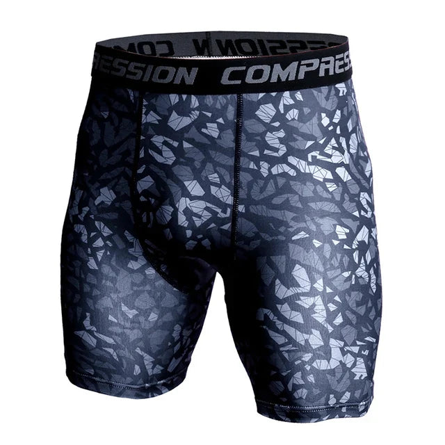 Camo Pixel Compression Shorts