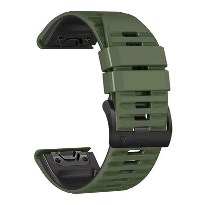 Garmin QuickFit 22/26mm Silicone Band in Camo, Two-Tone or Textured