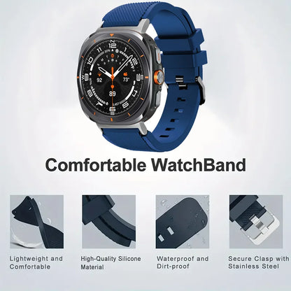 Samsung Galaxy Watch Ultra, 7, 6, 5 & FE Silicone Sport Band