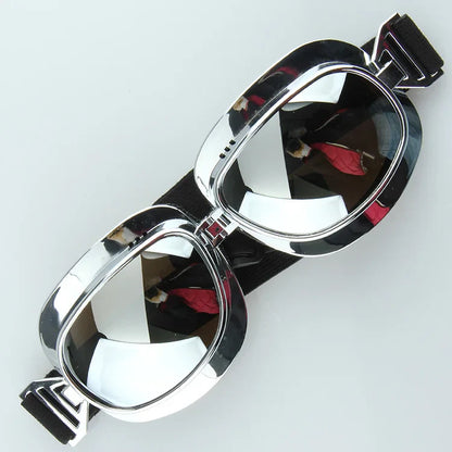 Motorcycle Goggles Vintage Windproof UV Protection for Harley