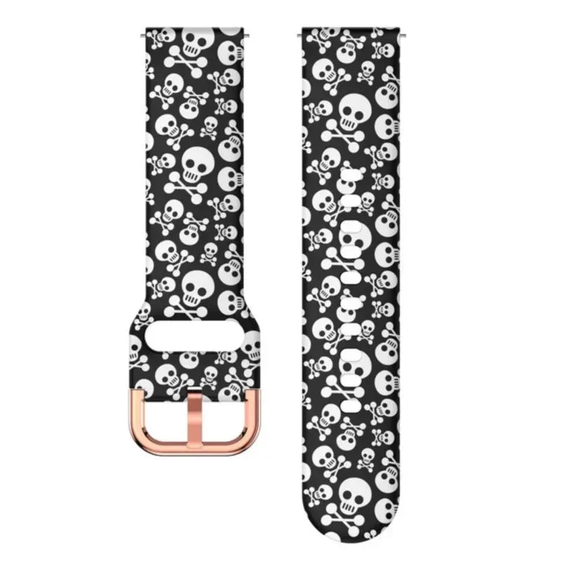 Samsung Galaxy Watch 7, 6, 5, 4 & FE Printed Silicone Band