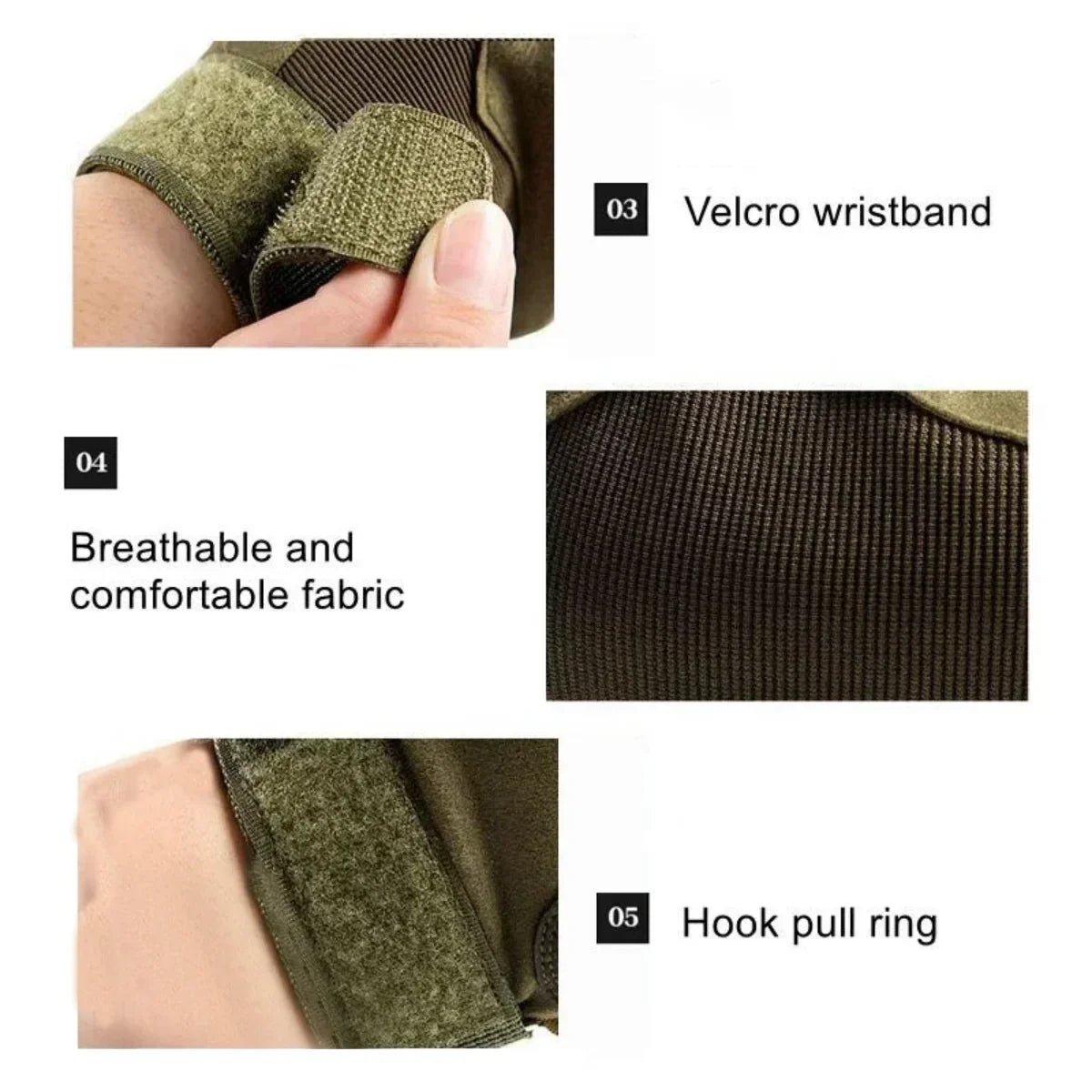 Tactical Sports Gloves Touch Design