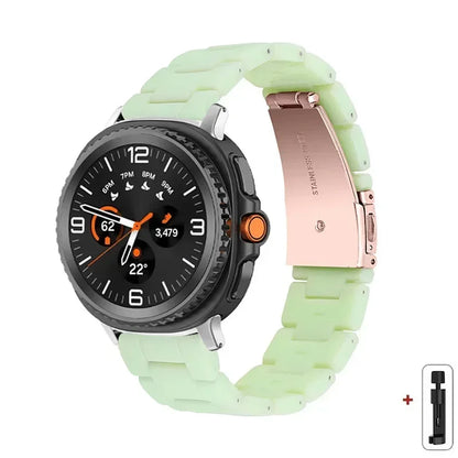 Samsung Galaxy Watch8, 9 & Ultra Resin Link Band, 40 Patterns