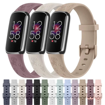 Fitbit Inspire 3 Silicone Band with Designs – Stylish Patterned Strap