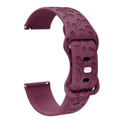 Samsung Galaxy Watch 7, 6, 5, 4 & FE Leopard Print Silicone Band