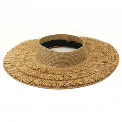 Designer empty top visor hat for woman