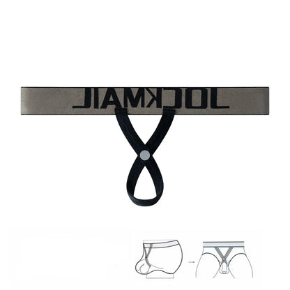 3 Piece Lot Jockmail Ringed Revelation Hollow-Out Thong