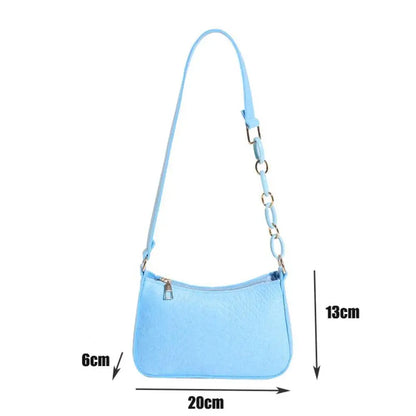Fashion Felt Cloth Pattern Shoulder Bags