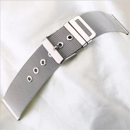 Samsung Galaxy Watch 7, 6, 5, 4 & FE Milanese Mesh Buckle Band, Spring Bars & Tool