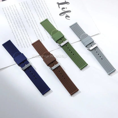 Samsung Galaxy Watch 7, 6, 5, 4 & FE Tread Pattern Silicone Band