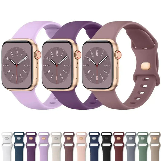 Apple Watch Silicone Band - Soft Flexible Stylish Strap