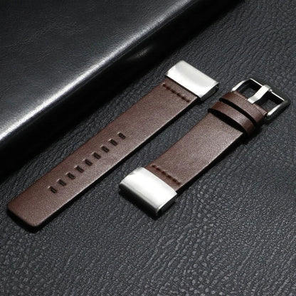Garmin QuickFit 20/22/26mm Classic Leather Band with Pin Buckle