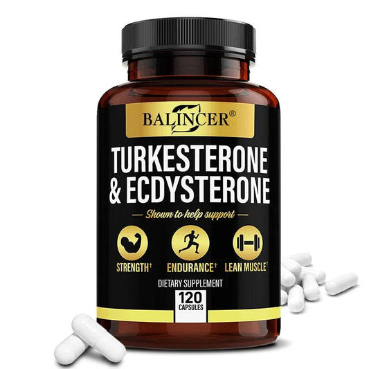 Turkish Licorice Extract, Sterones & Ecdysterone - Energy Supplement, Supports Muscle Growth, Energy, Endurance, 120 Capsules