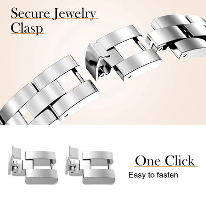 Samsung Galaxy Watch8, 8 Classic & 9 Rhinestone Double-Chain Bracelet