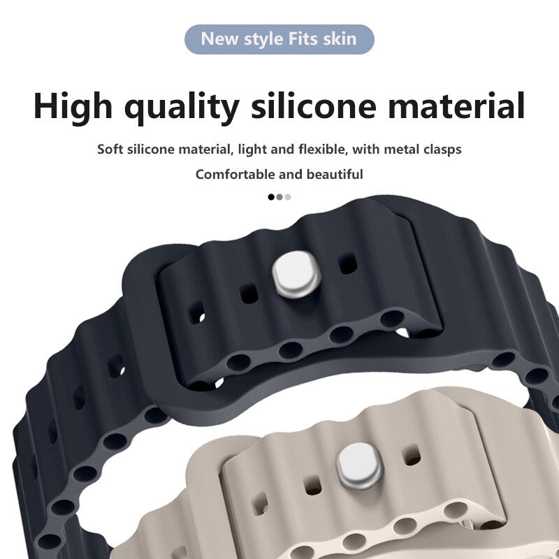 Ocean Apple Watch Band | Universal Fit for All Series (4-11/SE/Ultra) - Waterproof Sport Strap