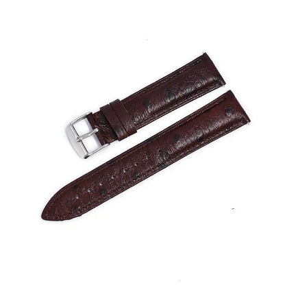 Samsung Galaxy Watch 7, 6, 5, 4 & FE Ostrich-Pattern Leather Band