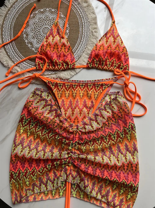 Vinia three piece swimsuit