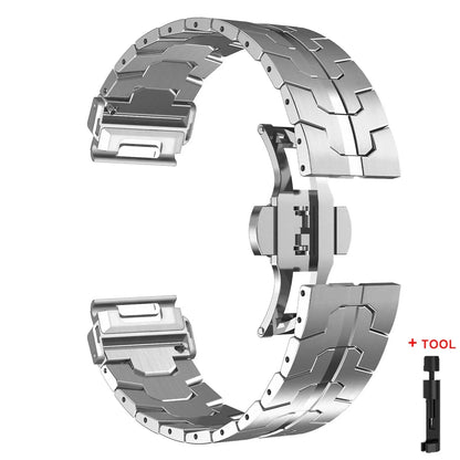 Garmin QuickFit Stainless Steel Strap - Elegant and Durable