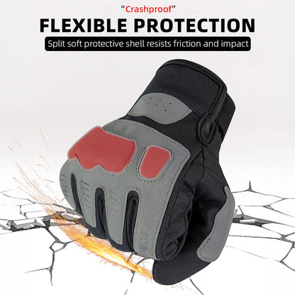 Three-color Anti-collision Breathable Non-slip Windproof Touch Screen Outdoor Gloves