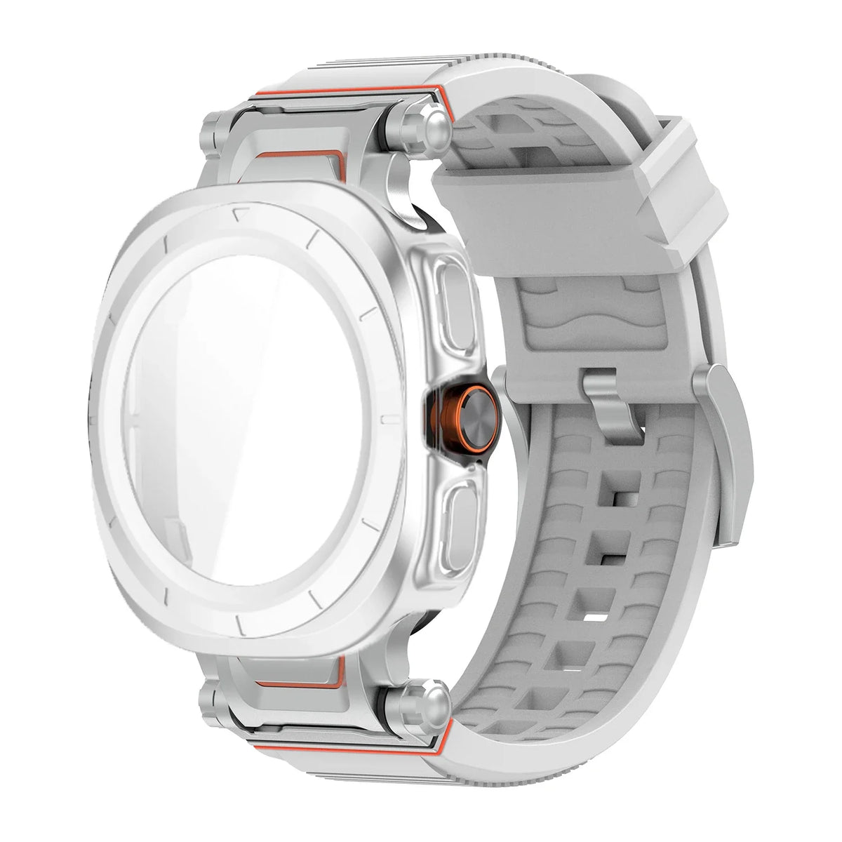 Samsung Galaxy Watch Ultra & Ultra 2 Silicone Band & Protective Case