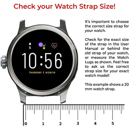 Samsung Galaxy Watch 7, 6, 5, 4 & FE Leopard Print Silicone Band