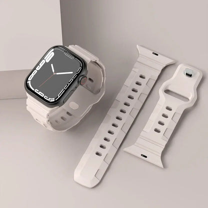 Apple Watch Silicone Strap - Soft Waterproof Flexible Band