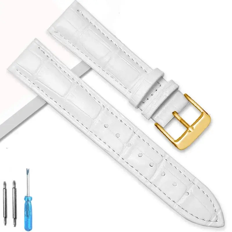 Suunto Race, Vertical & 9 Peak Crocodile-Embossed Leather Buckle Band