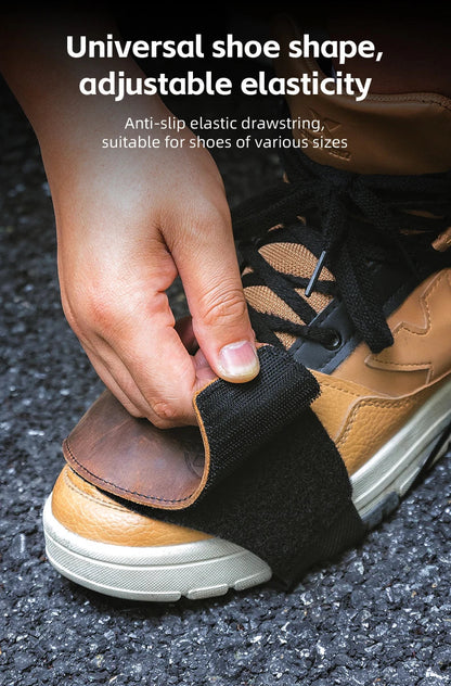 ROCKBROS Motorcycle Shift Lever Shoe Cover Non-slip And Wear Resistant Leather Motorcycle Shoes Protection Gear Shift Pad