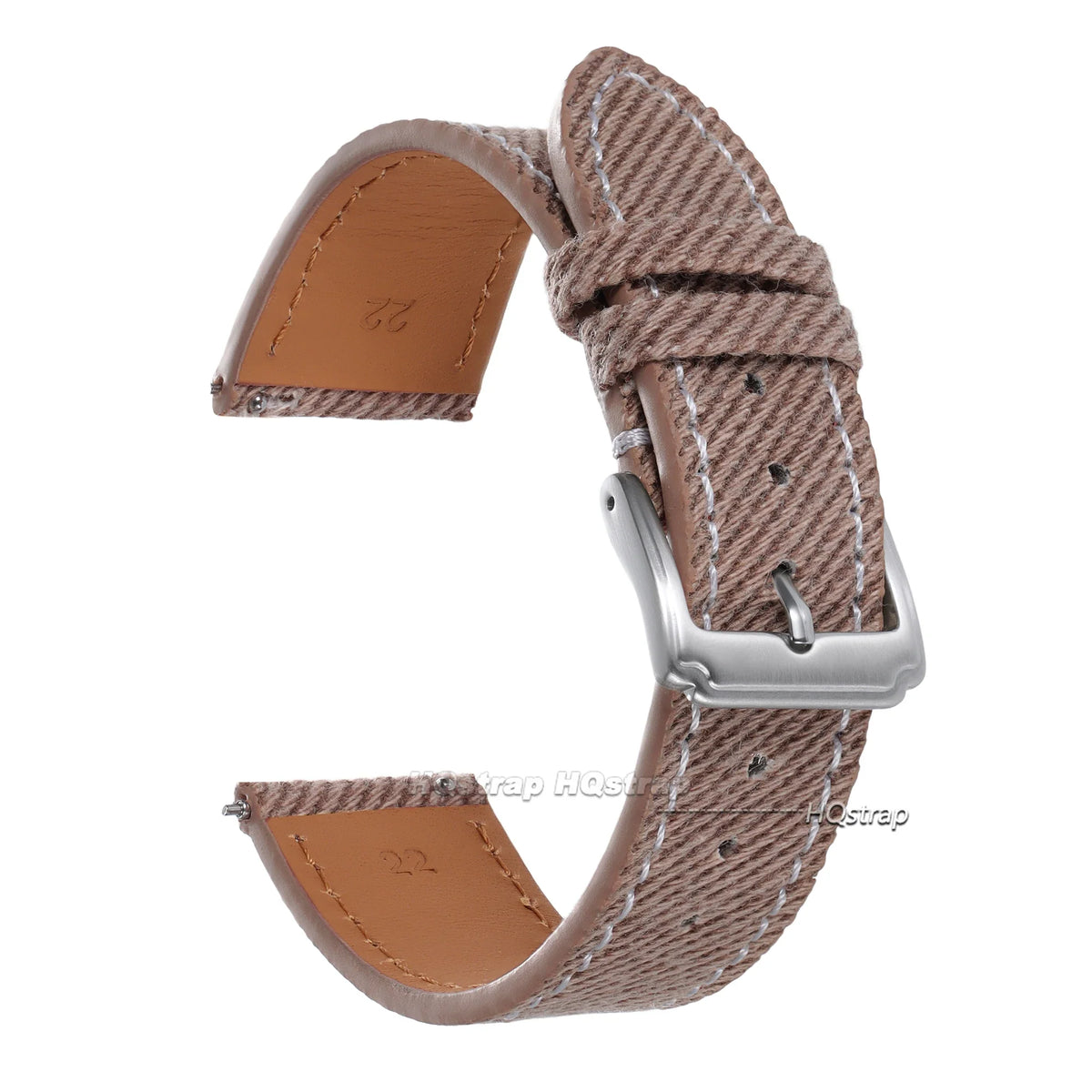Samsung Galaxy Watch 7, 6, 5, 4 & FE Denim Band with Leather Lining