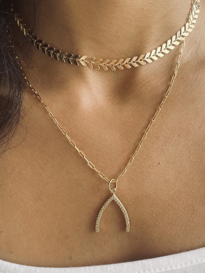 Leafly Wishbone Set