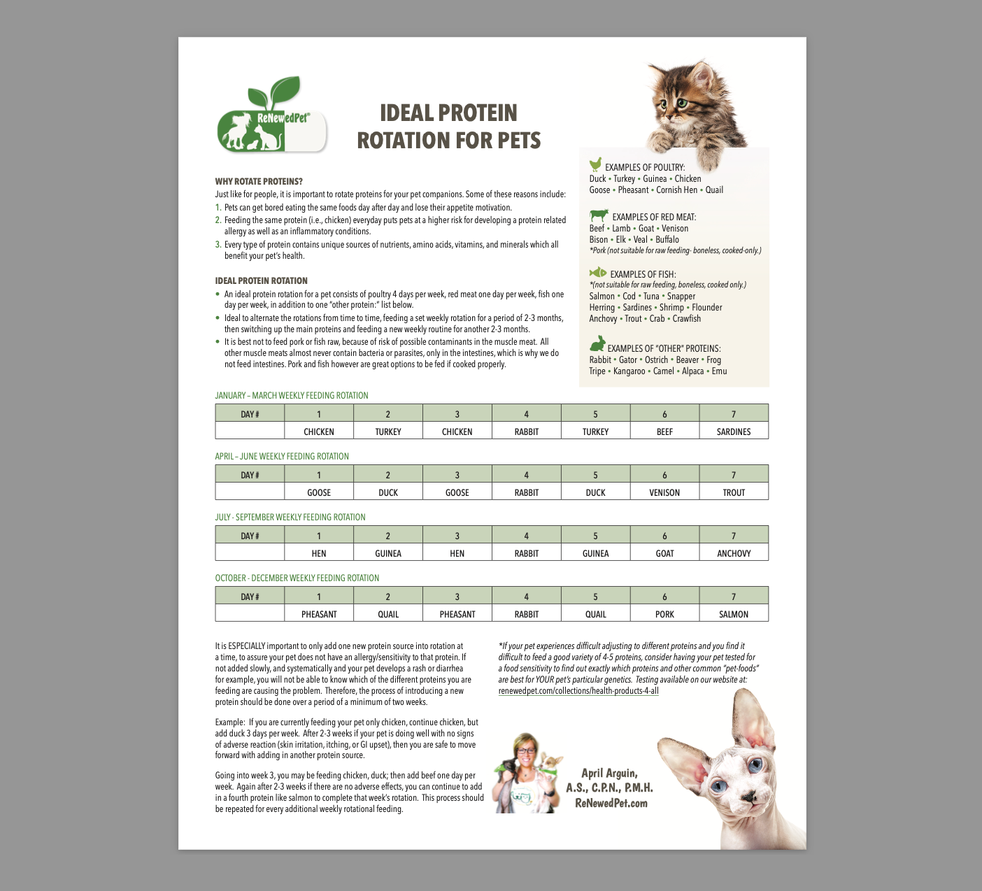 Ideal Protein Rotation For Pets - Triathlete Store