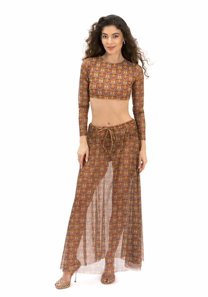 ETHNIC BEACH SKIRT one size, fits all