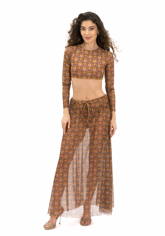 ETHNIC BEACH SKIRT one size, fits all