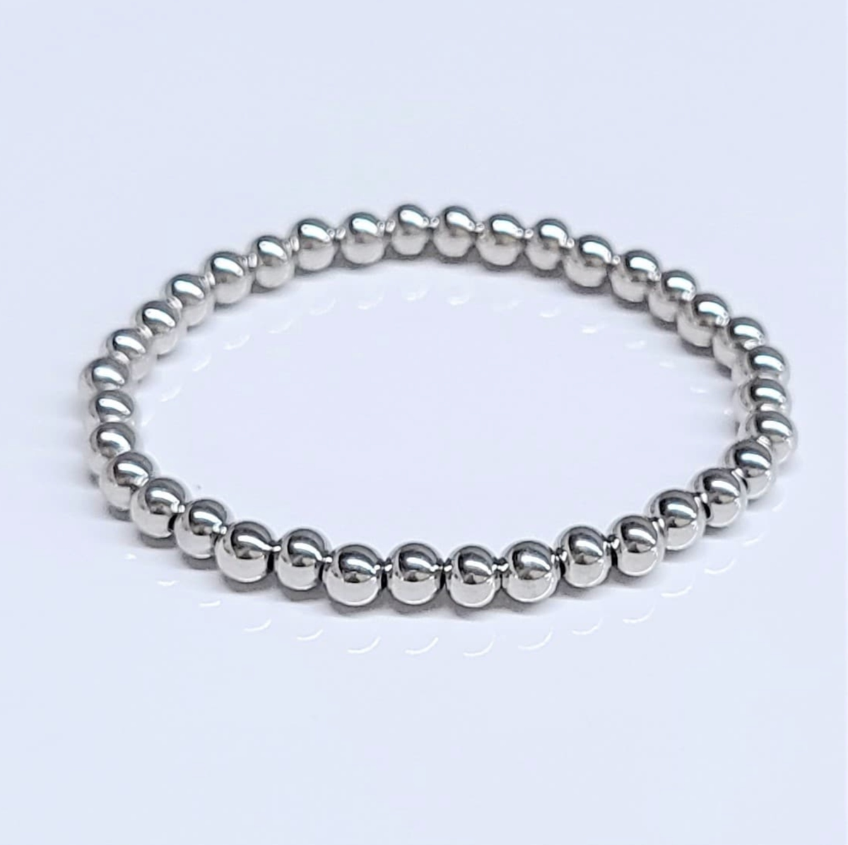 Stainless Steel Round Bead Bracelet - Style Pop