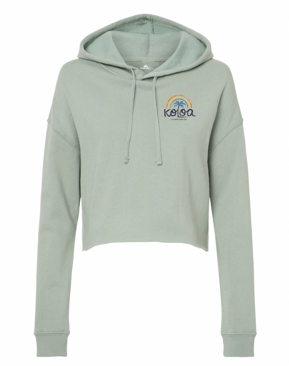 Koloa Wahi Kapu Cropped Hooded Sweatshirt