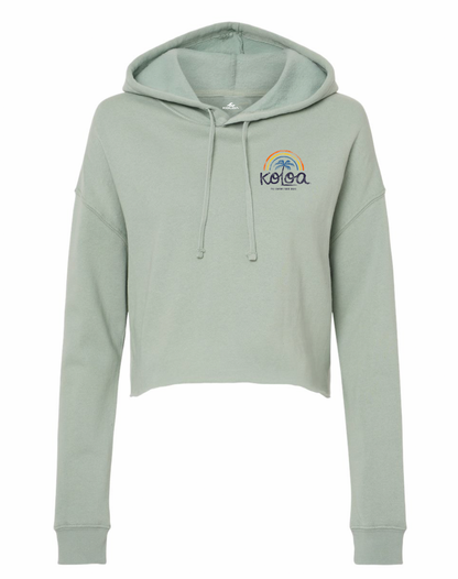 Koloa Wahi Kapu Cropped Hooded Sweatshirt