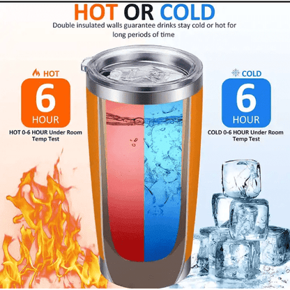 Red Tumblers 30oz with metal straw and cleaning kit.