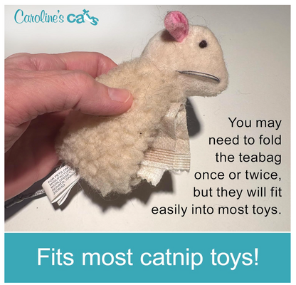 Caroline's Cats Silvervine Powder Packets for Cat Toys - Gall Fruit Refill Pouches More Potent Than Catnip Replacements for Flapping Bird, Flopping Fish, and More