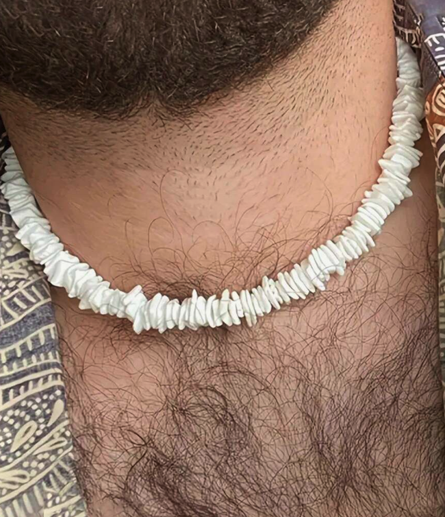 White Puka Shell Chakra Necklace – Zen-Inspired Natural Shell Jewelry - Triathlete Store