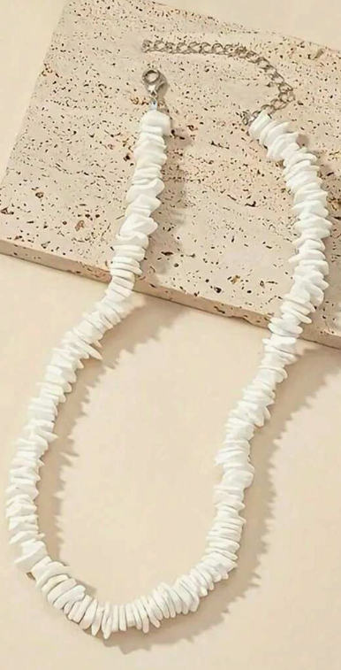 White Puka Shell Chakra Necklace – Zen-Inspired Natural Shell Jewelry - Triathlete Store