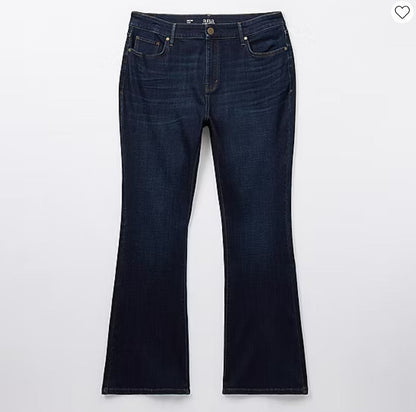 a.n.a Women's High-Rise Flare Leg Fitted hip & Thigh jeans