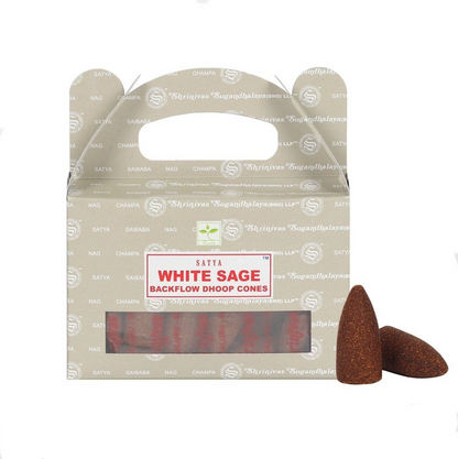 Backflow Incense Cones - Satya