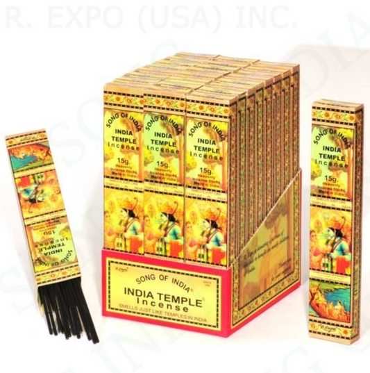 Song of India Temple Incense Sticks 15g