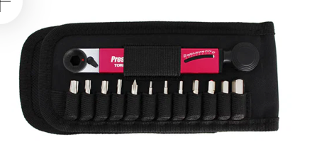 PrestaCycle - TorqRatchet PRO Wallet - Pro Multi-tool and 2~10Nm Torque Ratchet