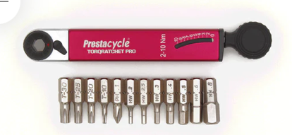 PrestaCycle - TorqRatchet PRO Wallet - Pro Multi-tool and 2~10Nm Torque Ratchet