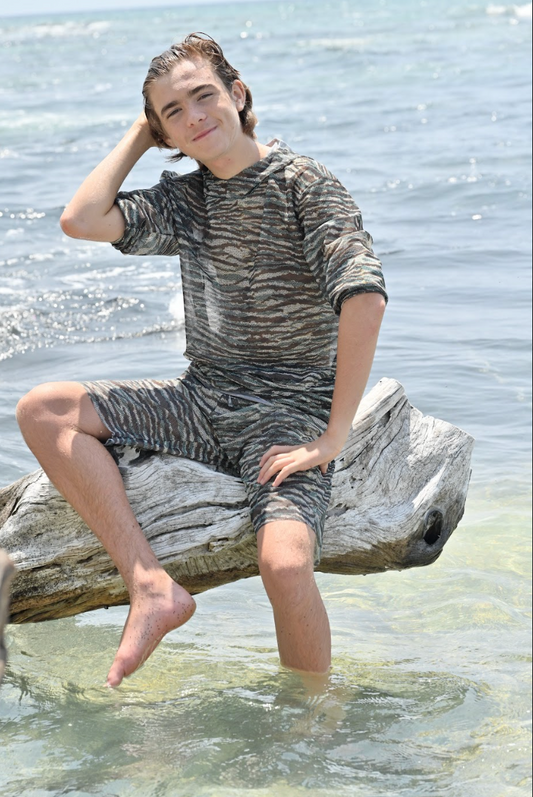 Kid's Smart T-shirt with or without HOOD for Boys CAMO