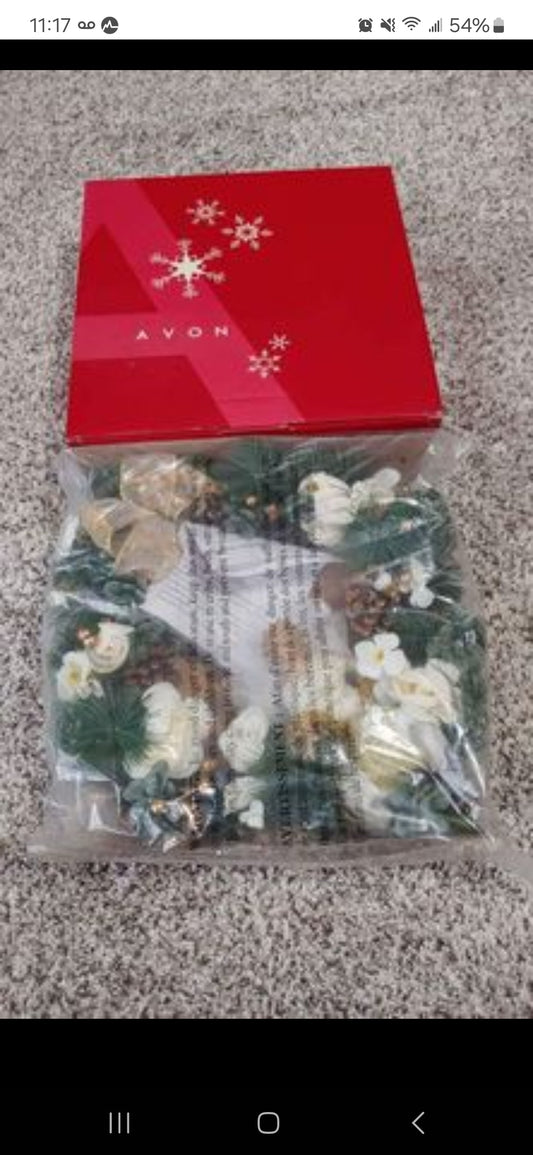 Avon Fiber Optic Angel Wreath
