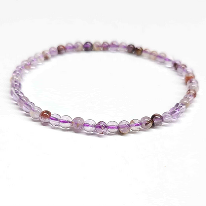 Super 7 Round Bead Bracelet - Stone of Ascension & Manifestation