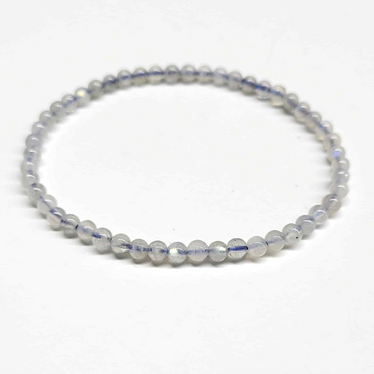 Labradorite Round Bead Bracelet - Stone of Magick